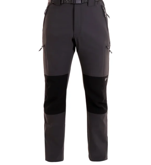 Pantalón Trekking Poliéster/Elastano Perchado Hombre Especial Tallas Grandes