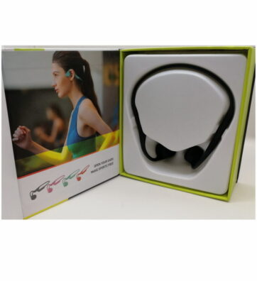 Auricular Bluetooth magnético-dinámico de conducción ósea.