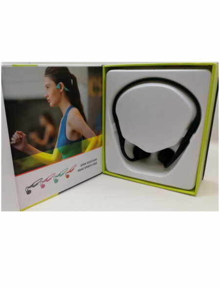 Magnetic-dynamic bone conduction Bluetooth headset.
