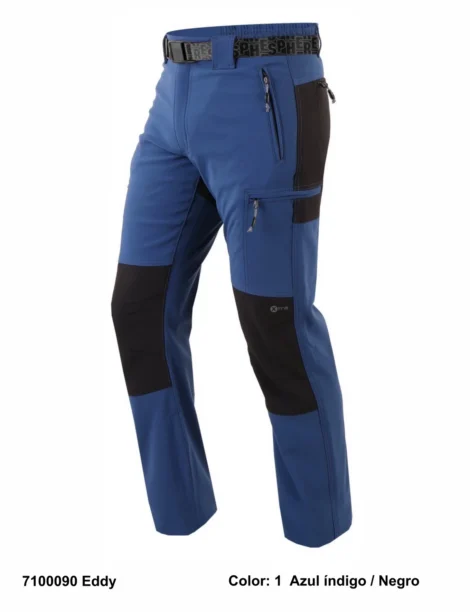 Pantalón Trekking Poliéster/Elastano Sin Perchar Hombre Especial Tallas Grandes. - Imagen 2