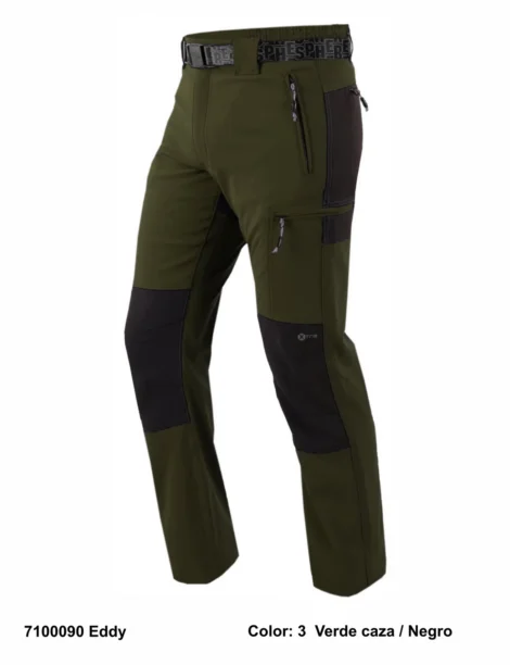 Pantalón Trekking Poliéster/Elastano Sin Perchar Hombre Especial Tallas Grandes. - Imagen 3