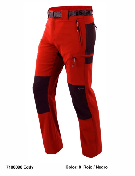 Pantalón Trekking Poliéster/Elastano Sin Perchar Hombre Especial Tallas Grandes. - Imagen 8