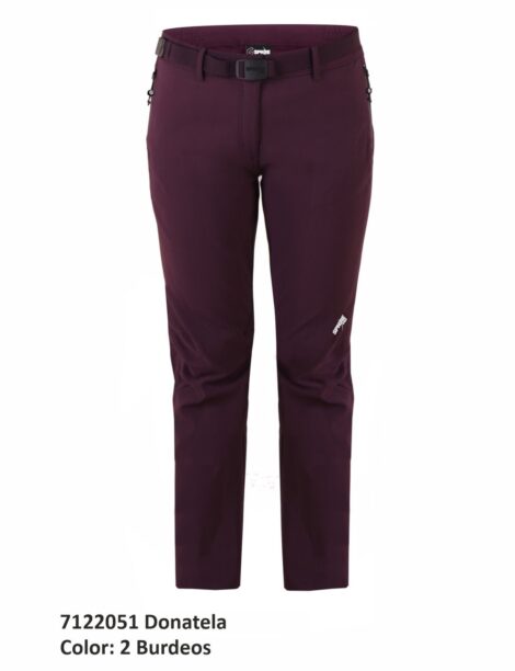 Pantalón Trekking Poliéster/Elastano Perchado Mujer