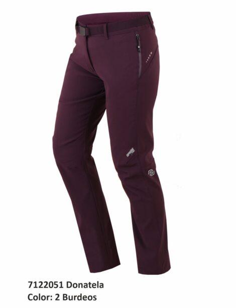 Pantalón Trekking Poliéster/Elastano Perchado Mujer - Imagen 2