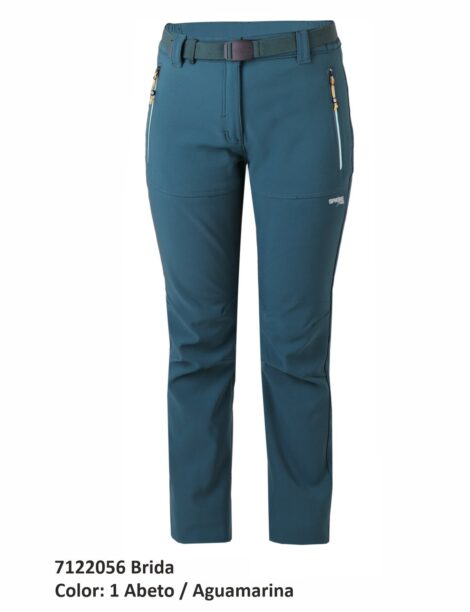 Pantalón Trekking Poliéster/Elastano Perchado Mujer - Imagen 7