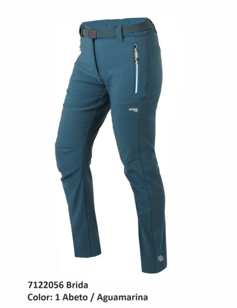 Pantalón Trekking Poliéster/Elastano Perchado Mujer - Imagen 8