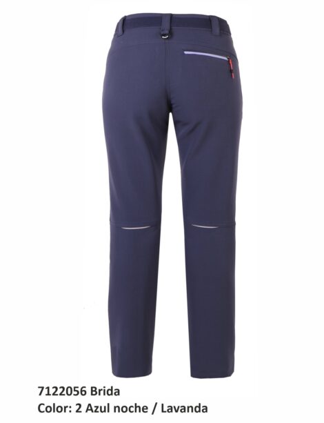 Pantalón Trekking Poliéster/Elastano Perchado Mujer - Imagen 3