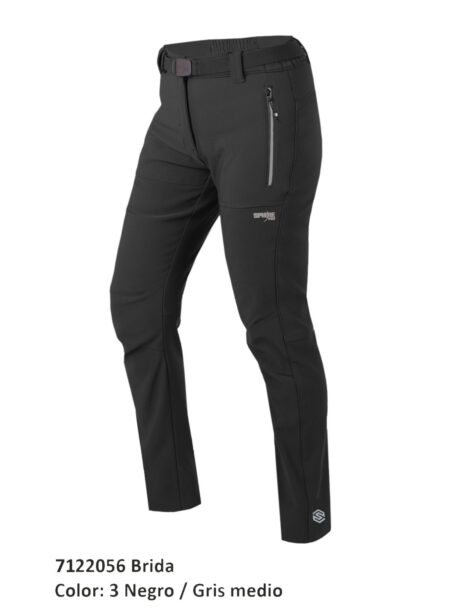 Pantalón Trekking Poliéster/Elastano Perchado Mujer - Imagen 5