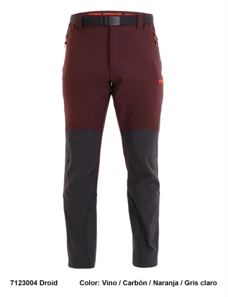 Pantalón Trekking Poliéster-Elastano Hombre Perchado