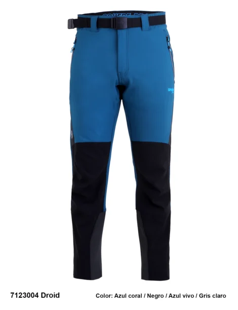 Pantalón Trekking Poliéster-Elastano Hombre Perchado - Imagen 4