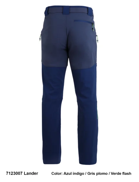 Pantalón Trekking Poliéster-Elastano Hombre Perchado - Imagen 6