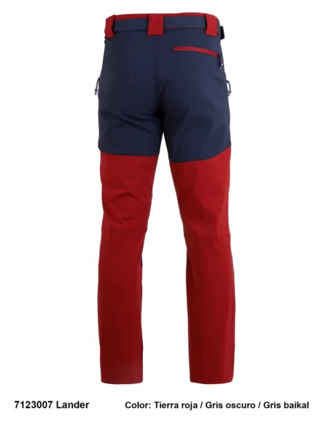 Pantalón Trekking Poliéster-Elastano Hombre Perchado - Imagen 9