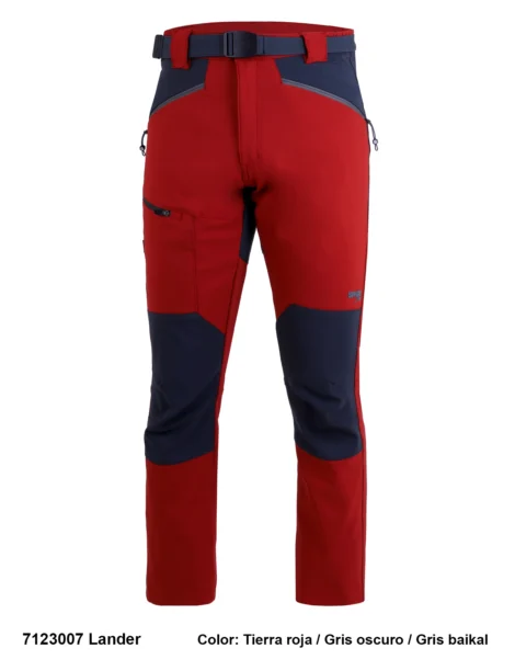 Pantalón Trekking Poliéster-Elastano Hombre Perchado - Imagen 7