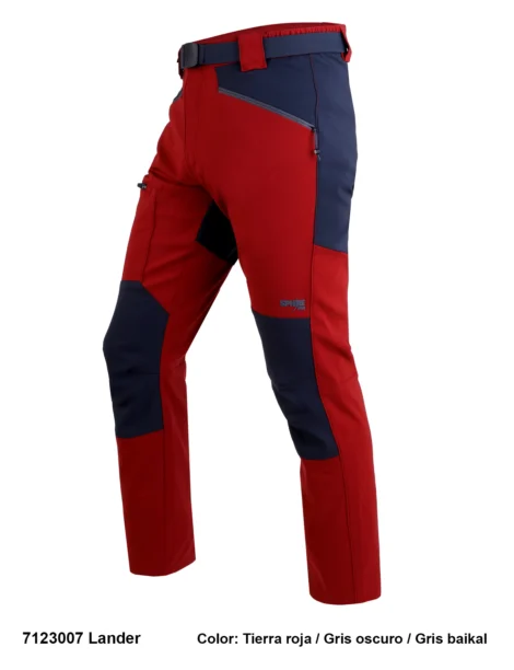 Pantalón Trekking Poliéster-Elastano Hombre Perchado - Imagen 8