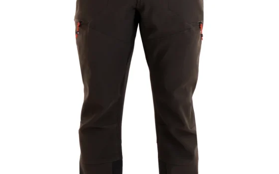 Men's Brushed Polyester-Elastane Trekking Pants
