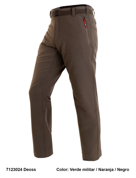 Pantalón Trekking Poliéster-Elastano Hombre Sin Perchar - Imagen 2