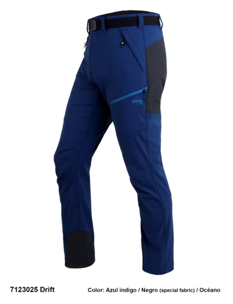 Pantalón Trekking Poliéster-Elastano Hombre Perchado - Imagen 5