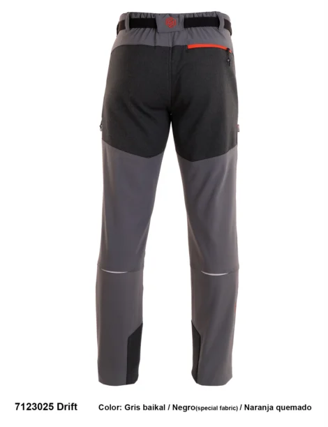 Pantalón Trekking Poliéster-Elastano Hombre Perchado - Imagen 3