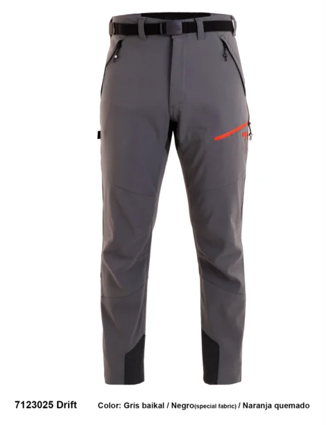 Pantalón Trekking Poliéster-Elastano Hombre Perchado