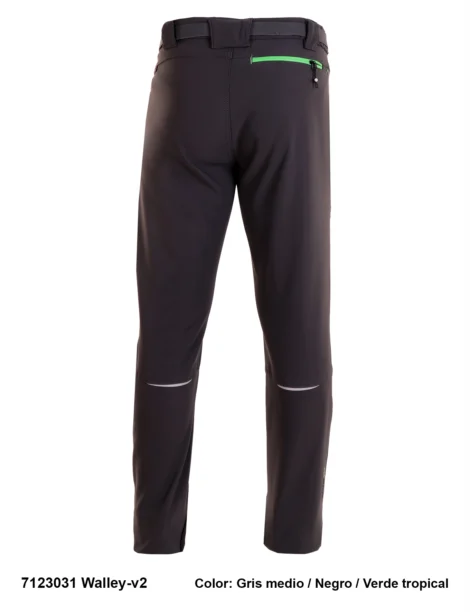 Pantalón Trekking Poliéster-Elastano Hombre Perchado - Imagen 6