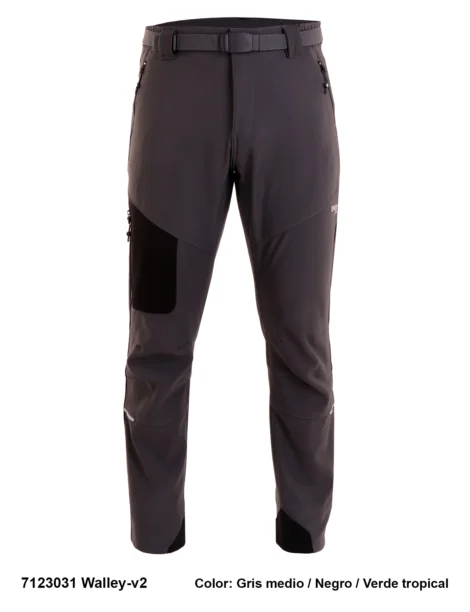 Pantalón Trekking Poliéster-Elastano Hombre Perchado - Imagen 4