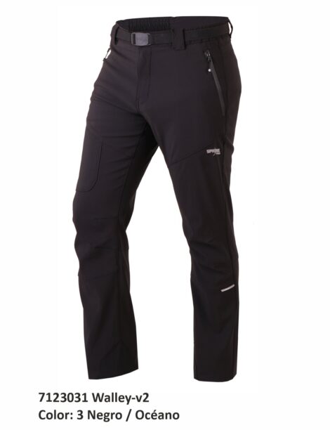 Pantalón Trekking Poliéster-Elastano Hombre Perchado - Imagen 2