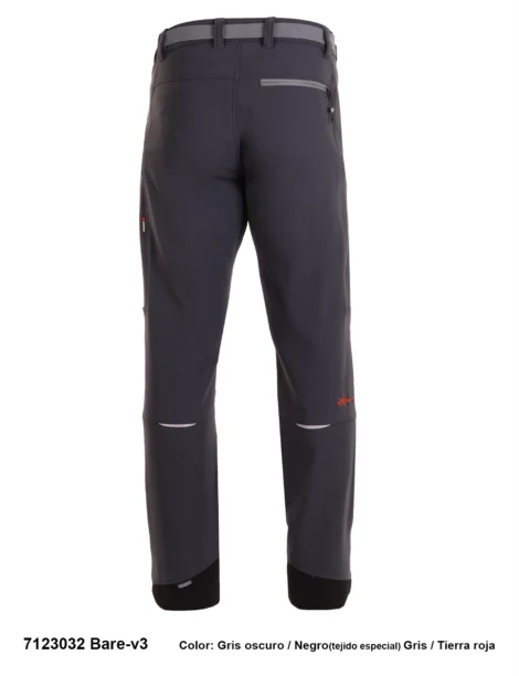 Pantalón Trekking Poliéster-Elastano Hombre Perchado - Imagen 6