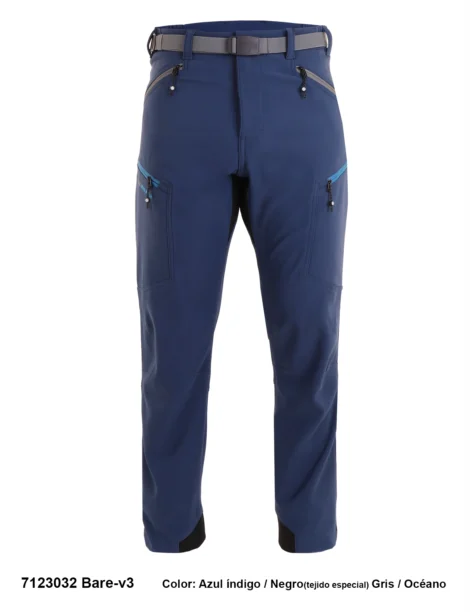 Pantalón Trekking Poliéster-Elastano Hombre Perchado