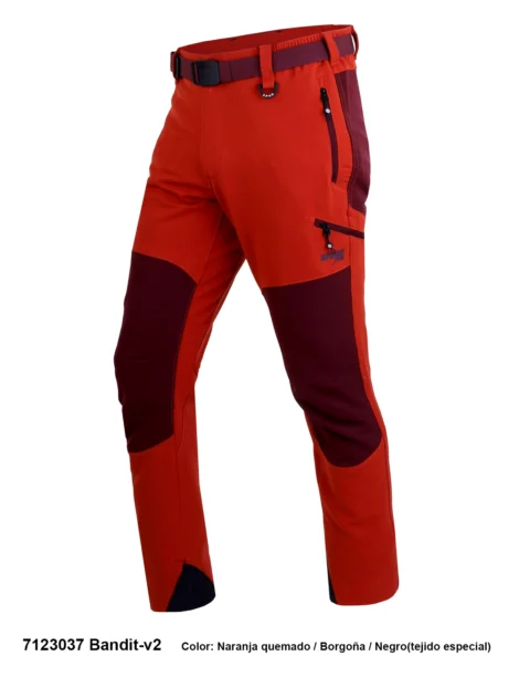 Pantalón Trekking Poliéster-Elastano Hombre Sin Perchar - Imagen 5