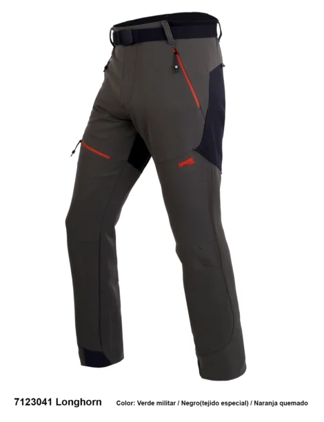 Pantalón Trekking Poliéster-Elastano Hombre Sin Perchar - Imagen 5