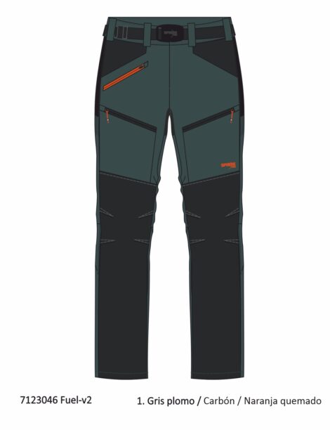 Pantalón Trekking Softshell Elástico Hombre Perchado - Imagen 4