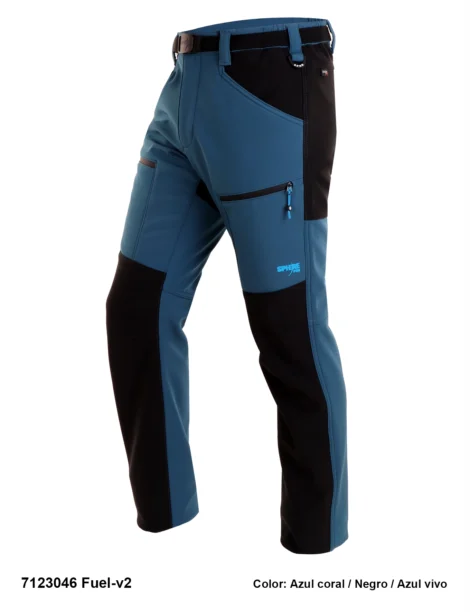 Pantalón Trekking Softshell Elástico Hombre Perchado - Imagen 2