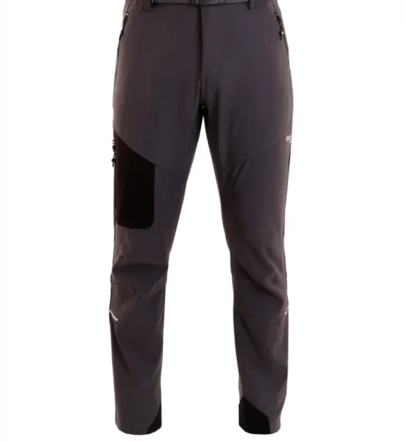 Pantalón Trekking Poliéster-Elastano Hombre Sin Perchar