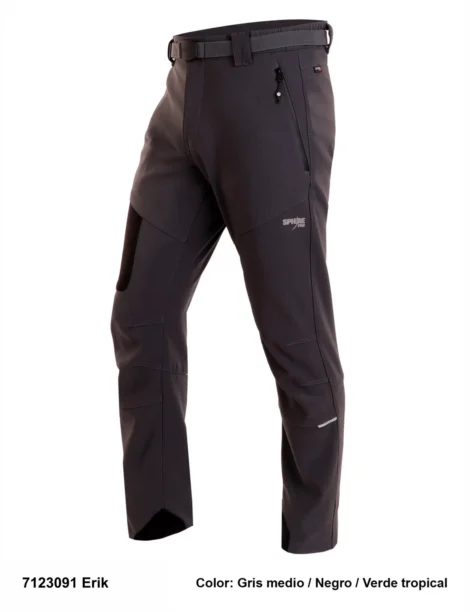 Pantalón Trekking Poliéster-Elastano Hombre Sin Perchar - Imagen 2