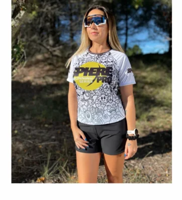 Camiseta Deportiva Poliéster Manga Corta Mujer