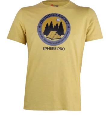 Camiseta Trekking Algodón Hombre