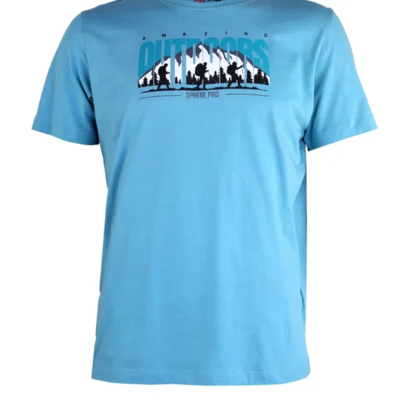 Camiseta Trekking Algodón Hombre