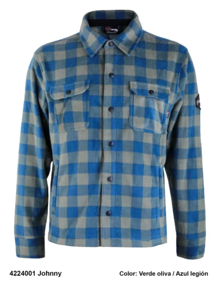 Camisa Polar Trekking Poliéster Hombre