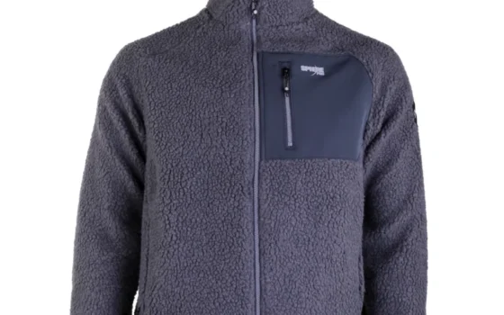 Men's Polyester/Elastane Shearling Jacket