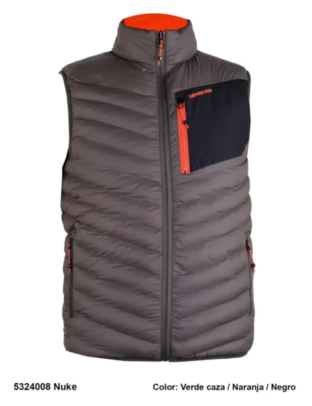 Gilet Réversible en Nylon Pour Hommes