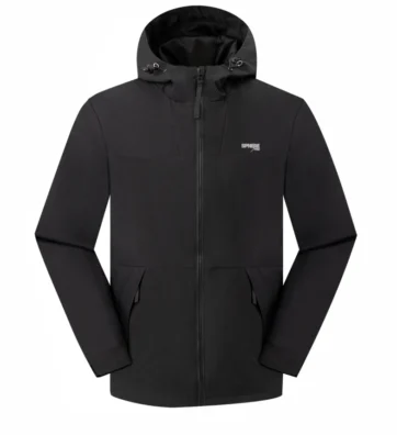 Chaqueta Trekking Poliéster Hombre