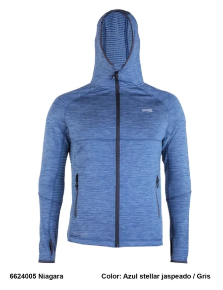 Sudadera Trekking Poliéster/Elastano Hombre