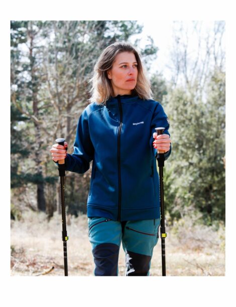 Sudadera Trekking Poliéster/Elastano Mujer - Imagen 4