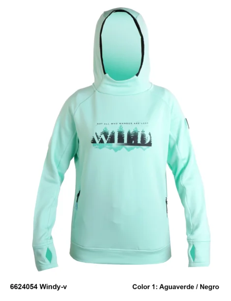 Sudadera Trekking Poliéster/Elastano Mujer - Imagen 5