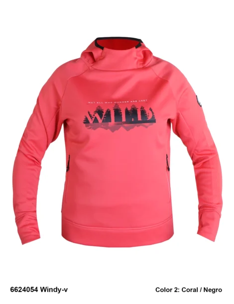 Sudadera Trekking Poliéster/Elastano Mujer