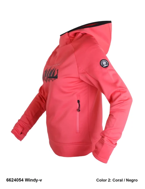 Sudadera Trekking Poliéster/Elastano Mujer - Imagen 2