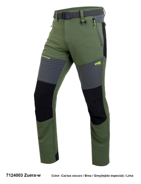 Pantalón Trekking Poliéster/Elastano Hombre Sin Perchar - Imagen 2