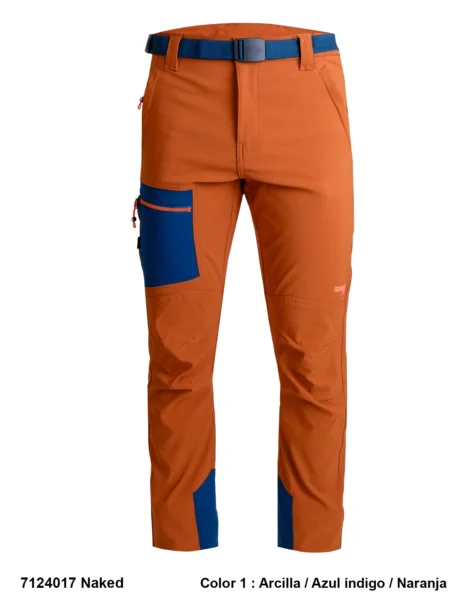 Pantalón Trekking Poliéster/Elastano Perchado Hombre - Imagen 4