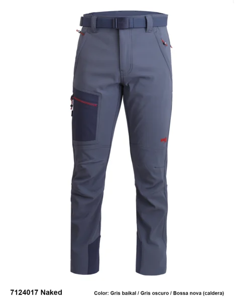 Pantalón Trekking Poliéster/Elastano Perchado Hombre