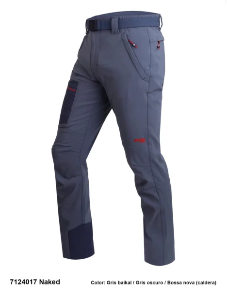 Pantalón Trekking Poliéster/Elastano Perchado Hombre - Imagen 2